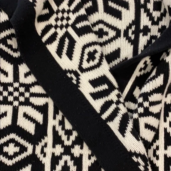 Oversized Chunky Sweater Jacket Shacket Tribal - Picture 13 of 14